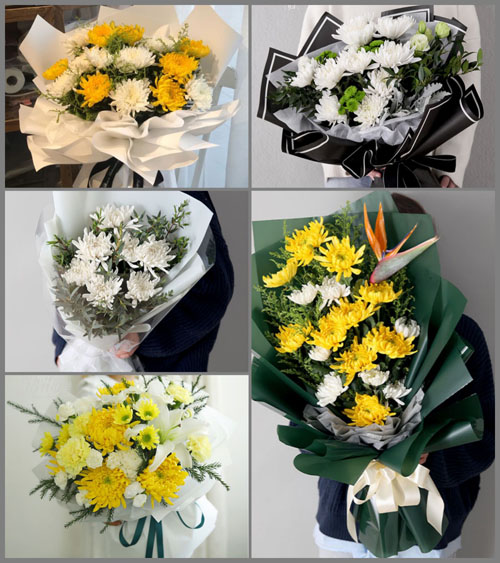 湖南永州道县祥霖铺镇青松村白事花束代送
